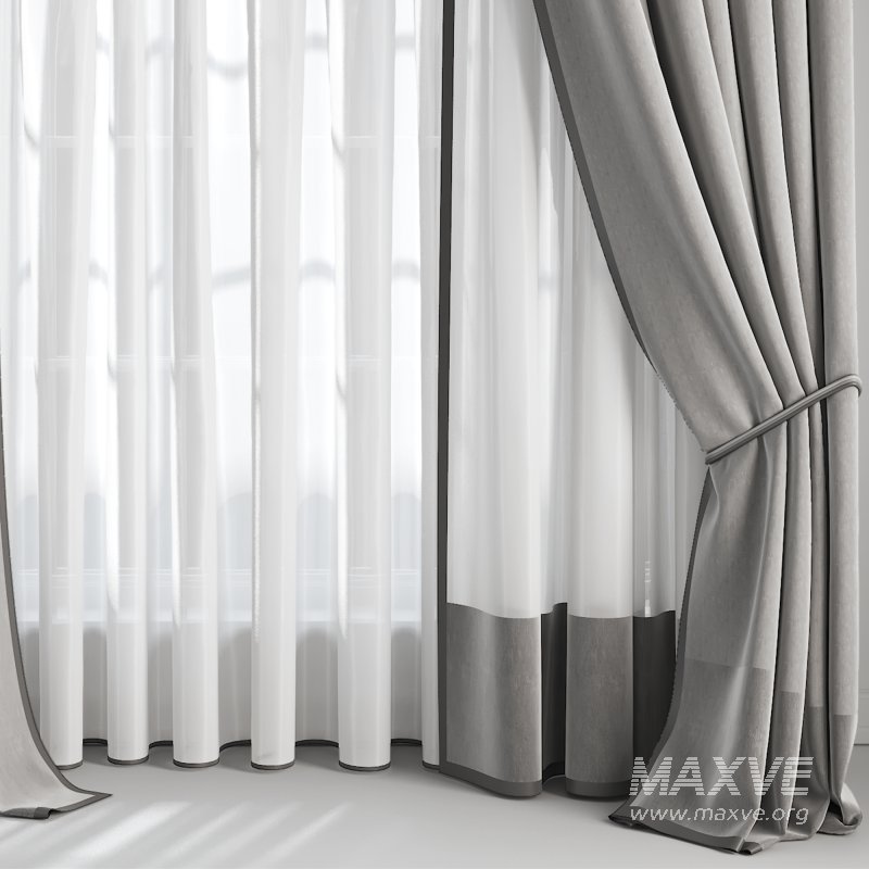 Silk and Cotton Curtain 07 - Image 5