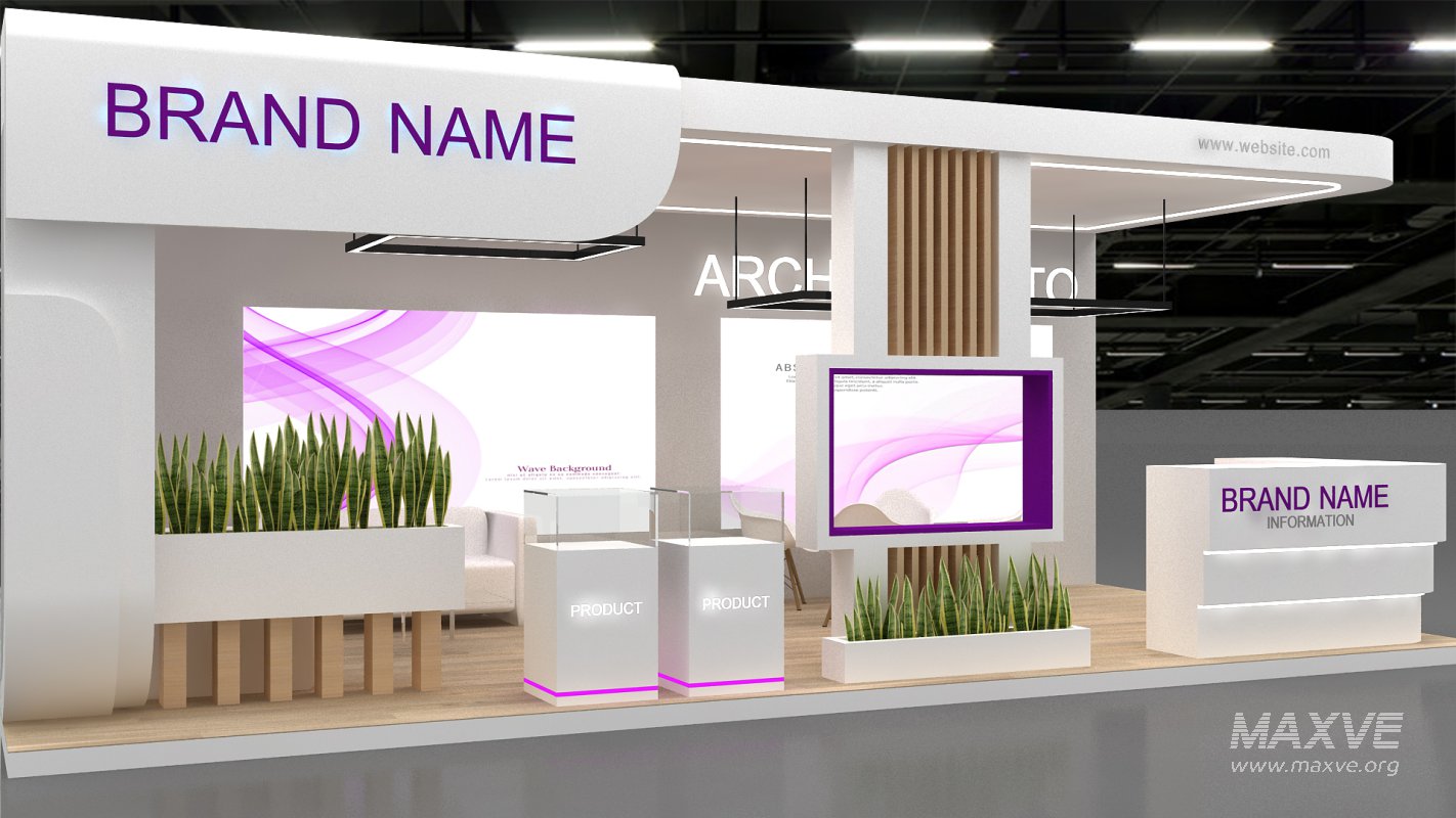 3d model booth exhibition expo - Image 6