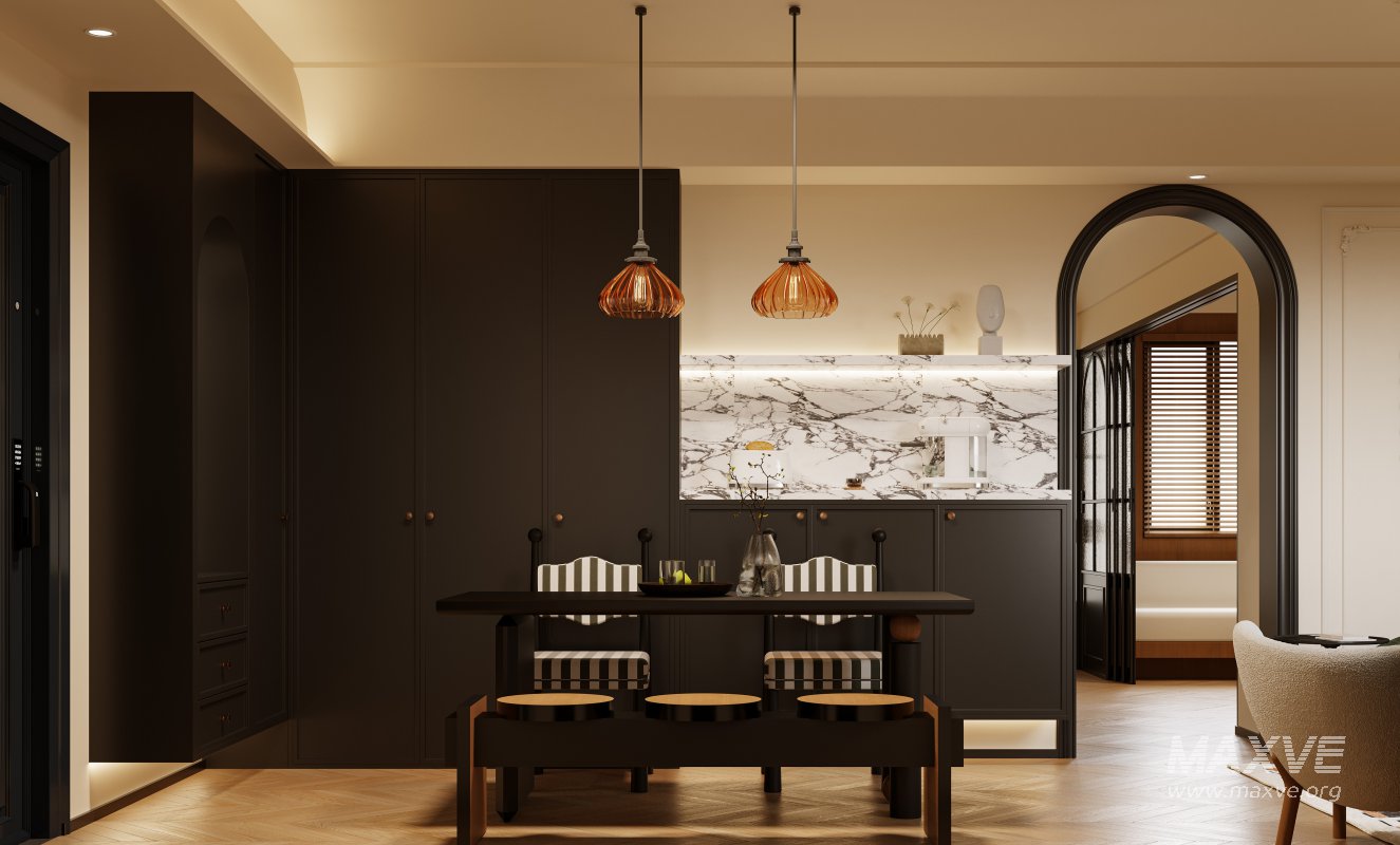 Luxurious living room and dining room kitchen bedroom bathroom - Image 8