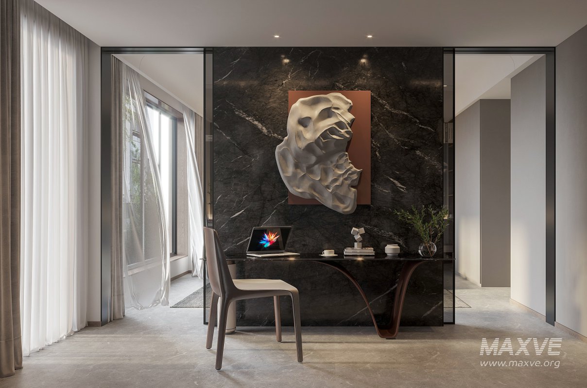 modern bedroom and bathroom - Image 3