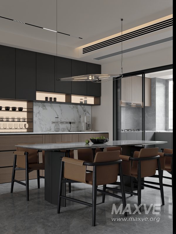 Modern living room dining room - Image 1