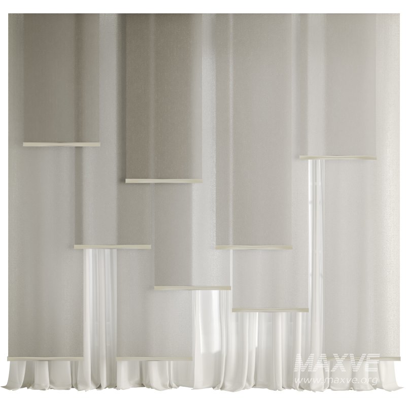 Silk and Panel curtain 034 - Image 3