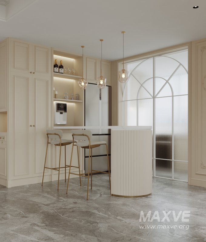 Luxurious living room and dining room office room - Image 7