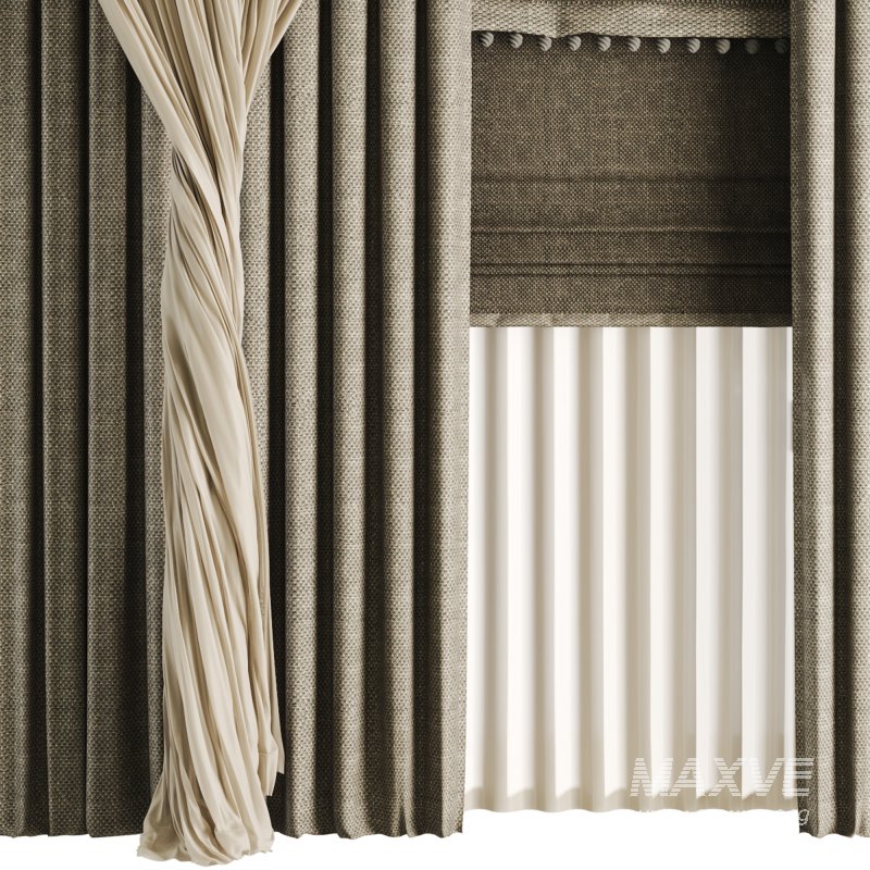 Silk and Cotton Curtain 040 - Image 2