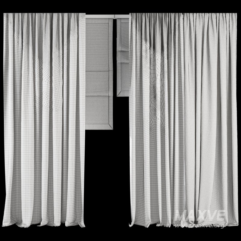 Silk and Cotton Curtain Set 68 - Image 5