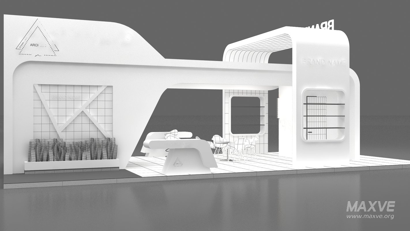 3d exhibition booth stand tradeshow - Image 7