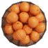 Low Glass Bowl Centerpiece with Apricots - Thumbnail 3