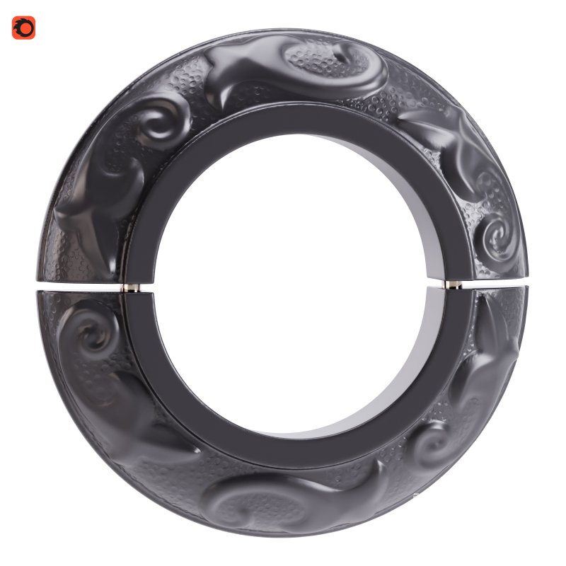 Black Radiator Flanges Aluminum Rustproof Radiator Pipe Flange - Image 1