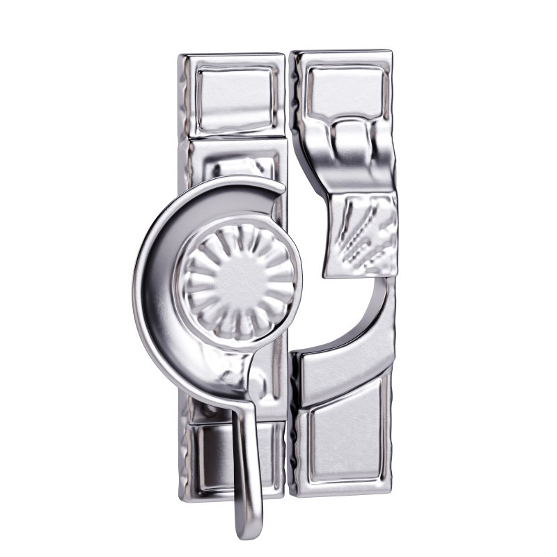 Antique Brass Window Sash Lock Victorian Style Window Locks - Image 2