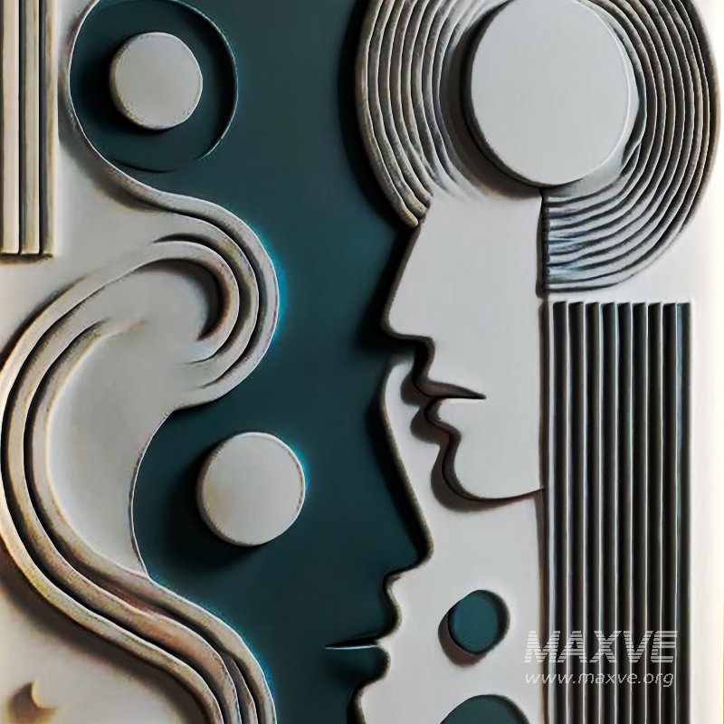 3D Art Relief Wall Panel - Image 3