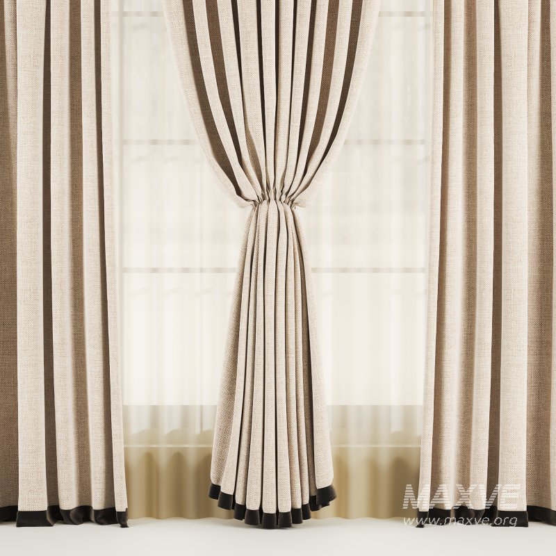 Silk and Cotton Curtain Set 75 - Image 2