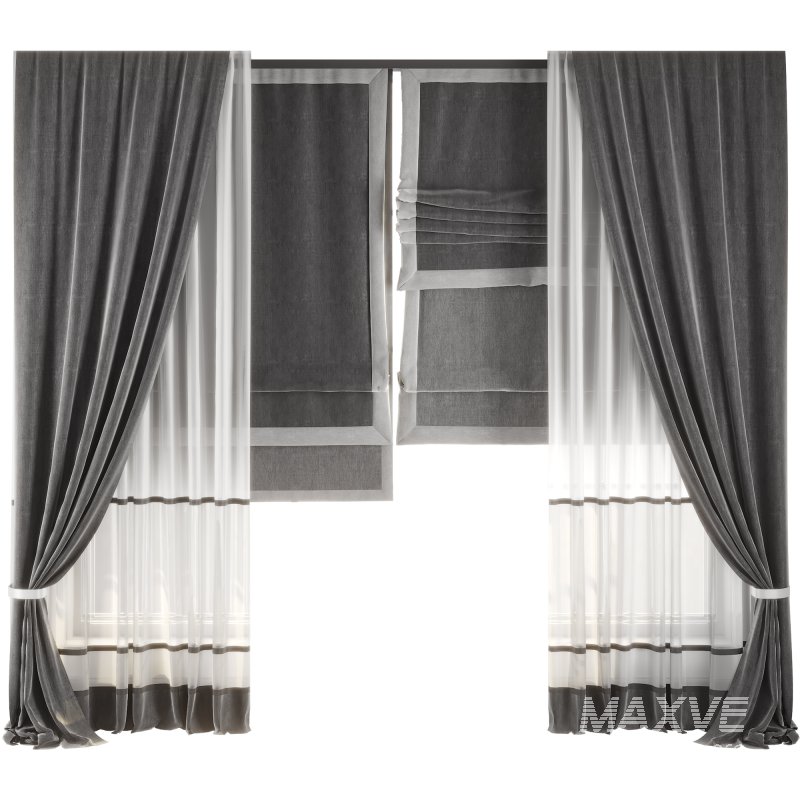 Silk and Cotton Curtain 10 - Image 1