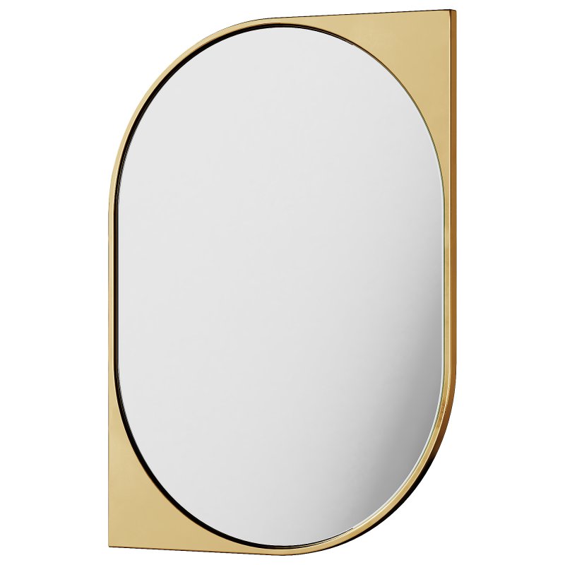 Mirror 14 Cat Eye Metal Wall Mirror by West Elm - Image 3