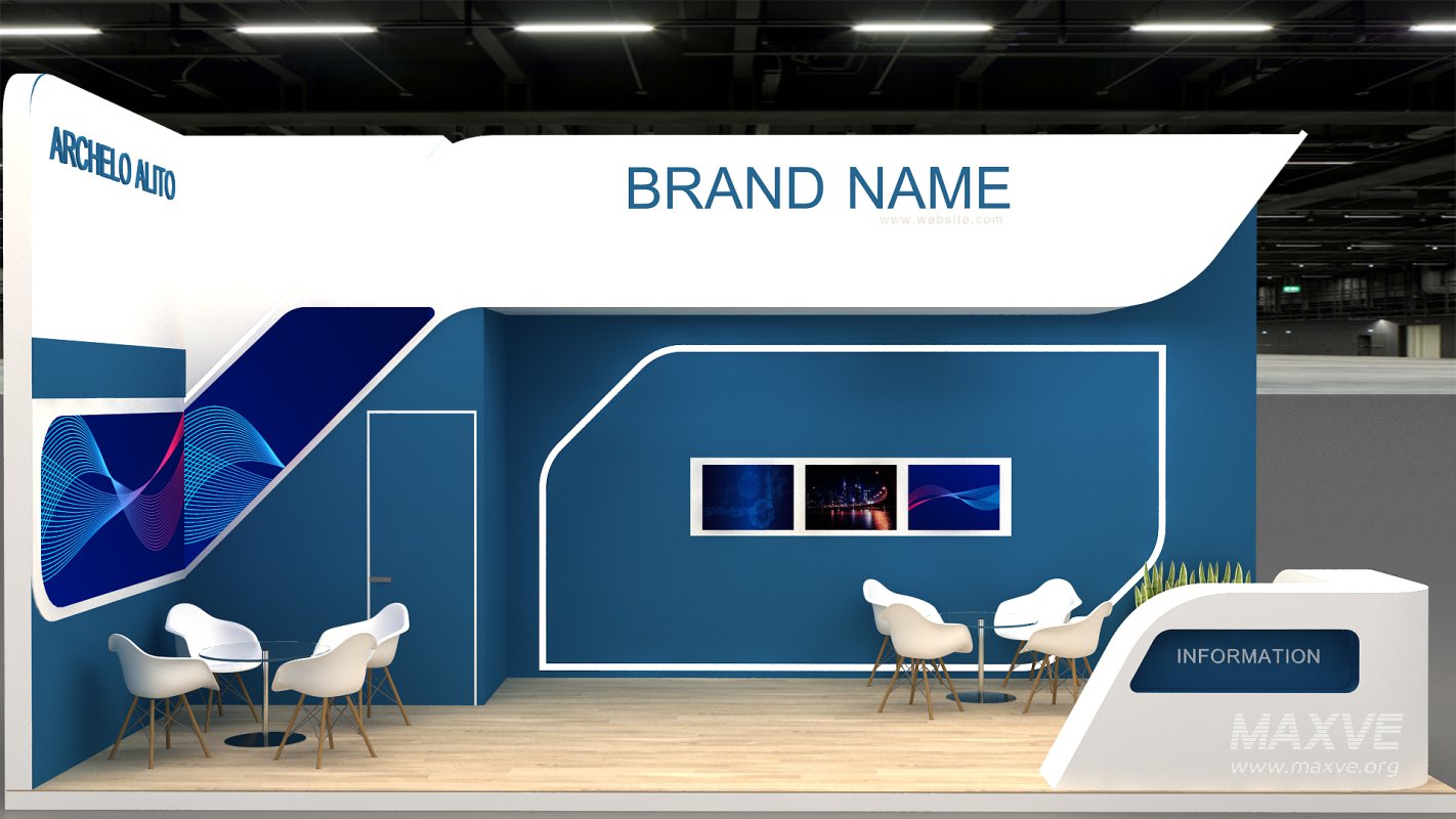 3d exhibition booth stand tradeshow - Image 3