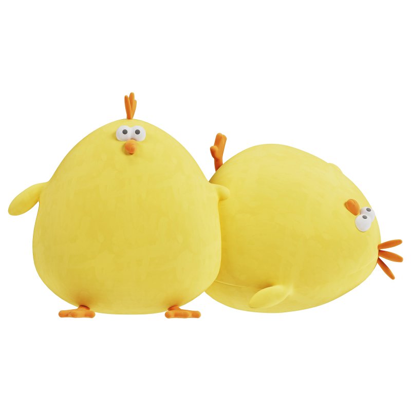 Soft Chick Dolls Plush Toys - Image 2