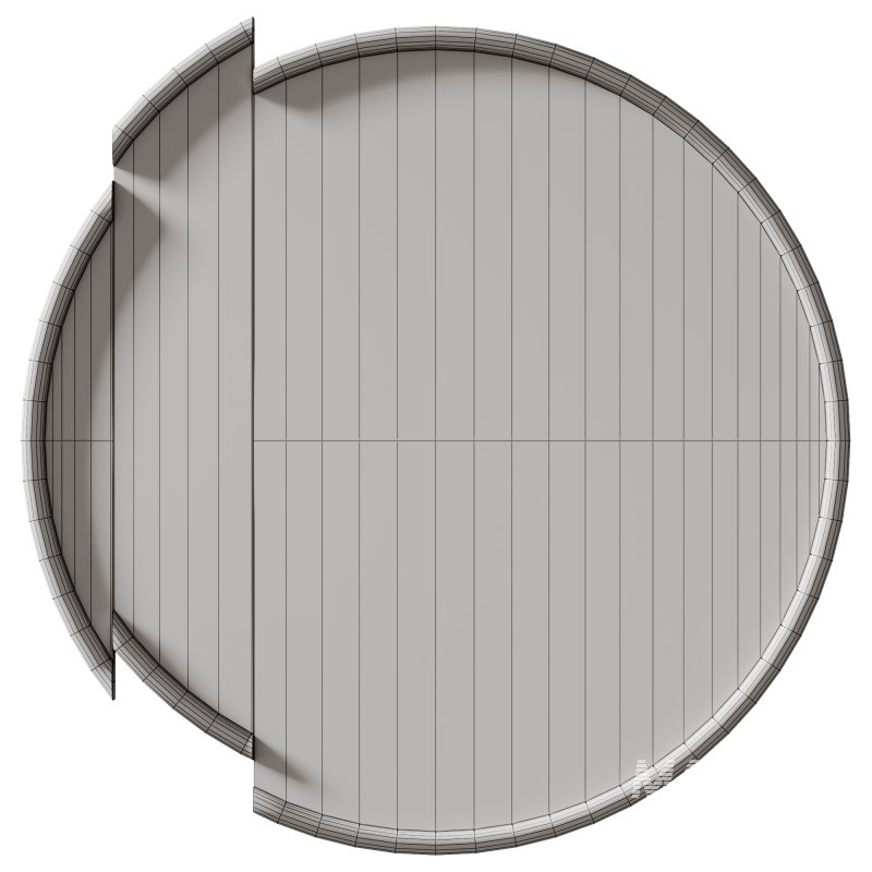 SPLIT MIRROR ROUND by LEE BROOM Mirror 10 - Image 2