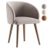 Rosa Fabric Dining Chair - Thumbnail 2