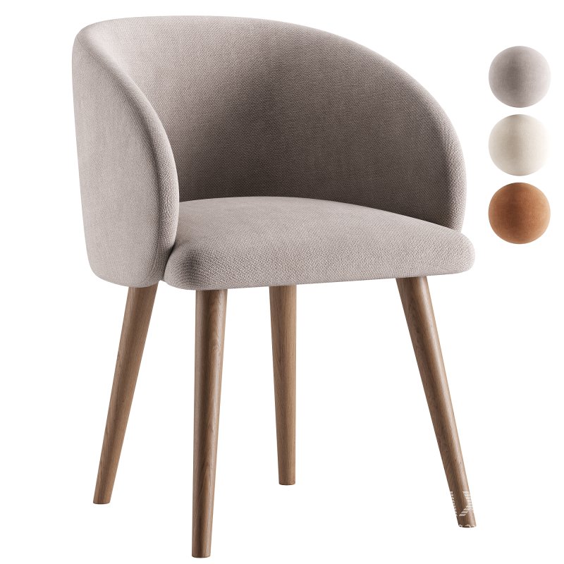 Rosa Fabric Dining Chair - Image 2