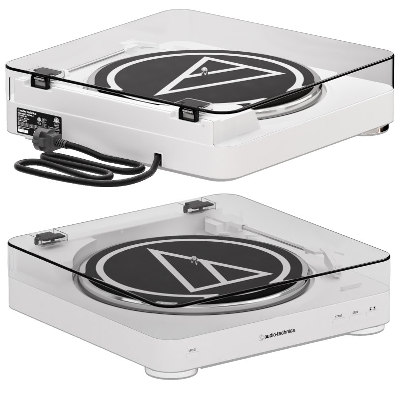 white audio technica turntable - Image 4