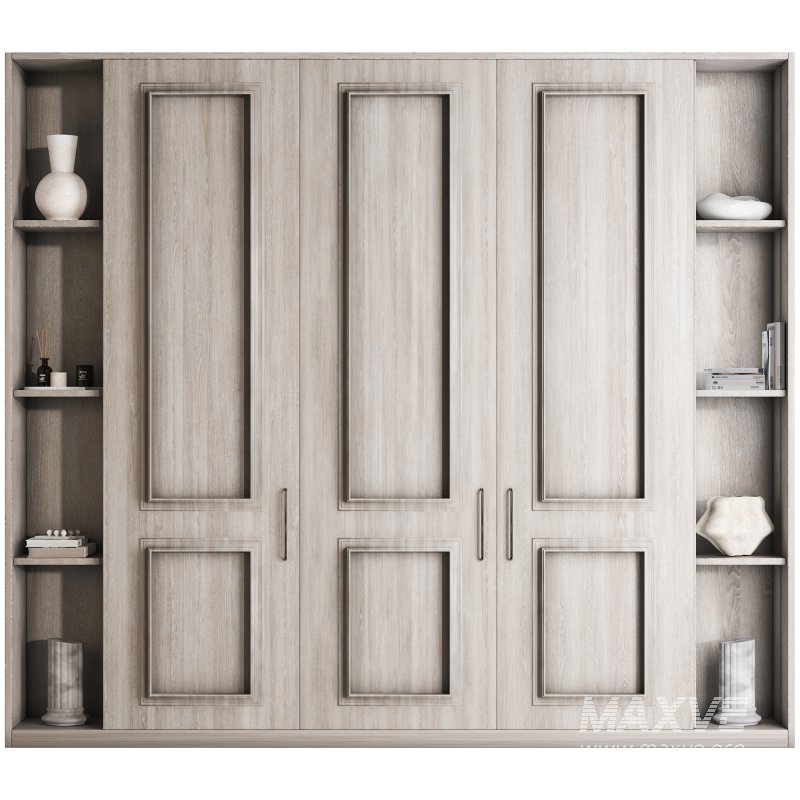 Wooden Wardrobe Set - Image 1