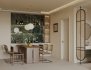 Modern living room and dining room interior scene - Thumbnail 1