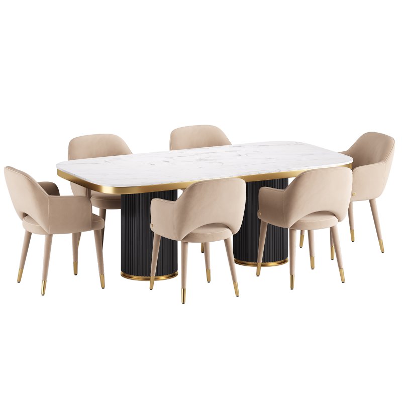 Adrianna Dining Chair and Archie Dining Table - Image 4
