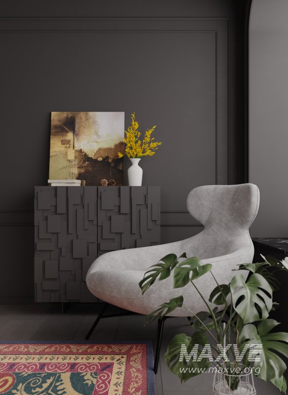 Dark living room and dining room - Image 7