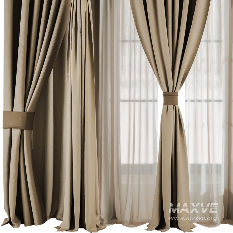 Silk and Cotton Curtain Set 64 - Image 3