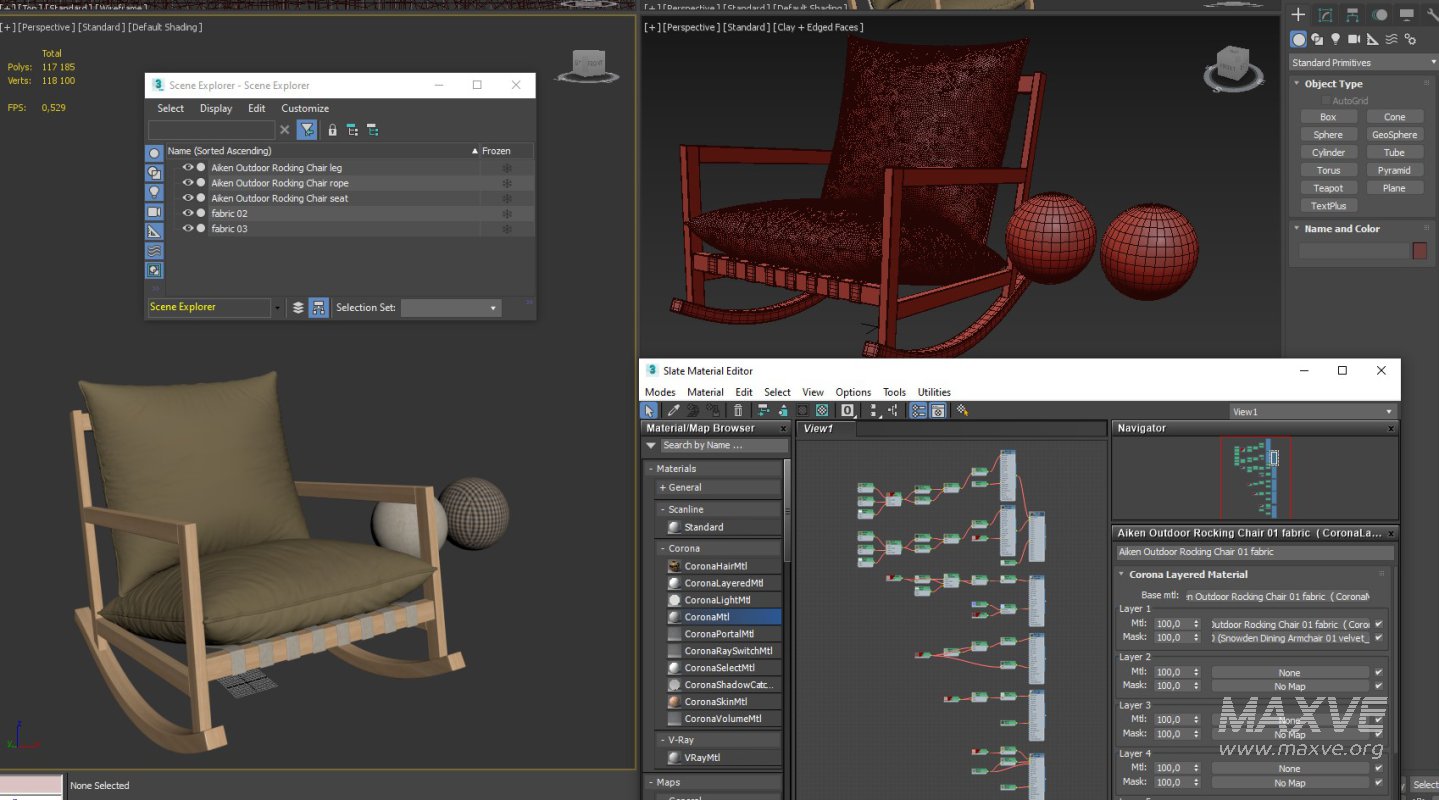 Aiken Outdoor Rocking Chair - Image 9