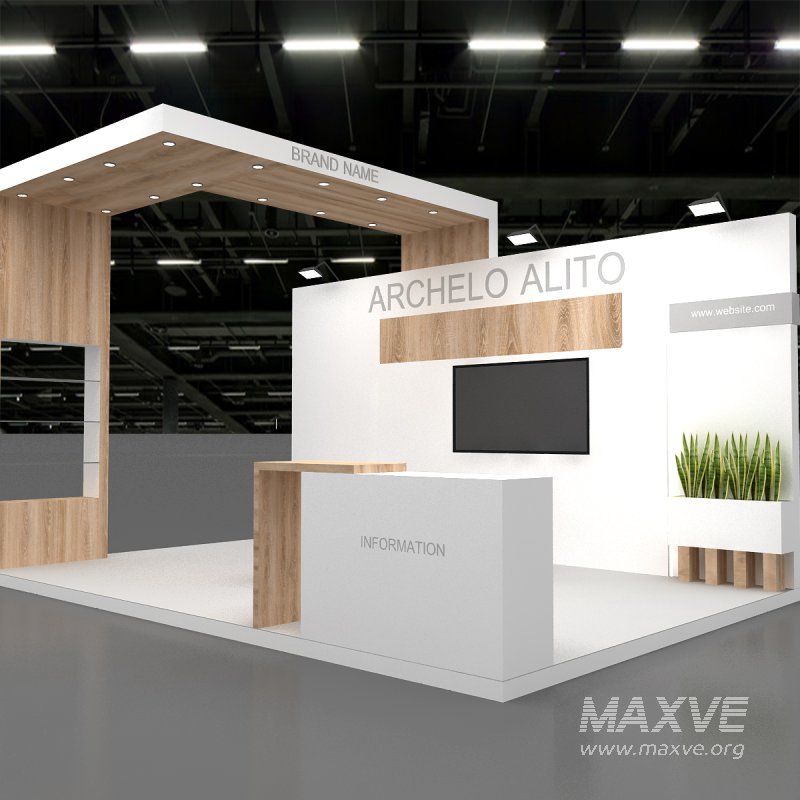 3d exhibition booth stand - Image 9