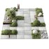 ntal grasses, stone accents, and concrete tiles arranged in a harmonious architectural design. The layout captures both natural beauty and structured minimalism, making it perfect for contemporary gardens, courtyards, and high-end outdoor visualizations. - Thumbnail 4