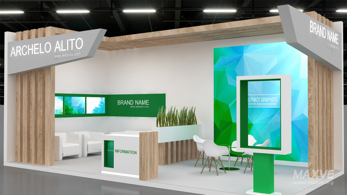 3d exhibition booth stand tradeshow - Image 2