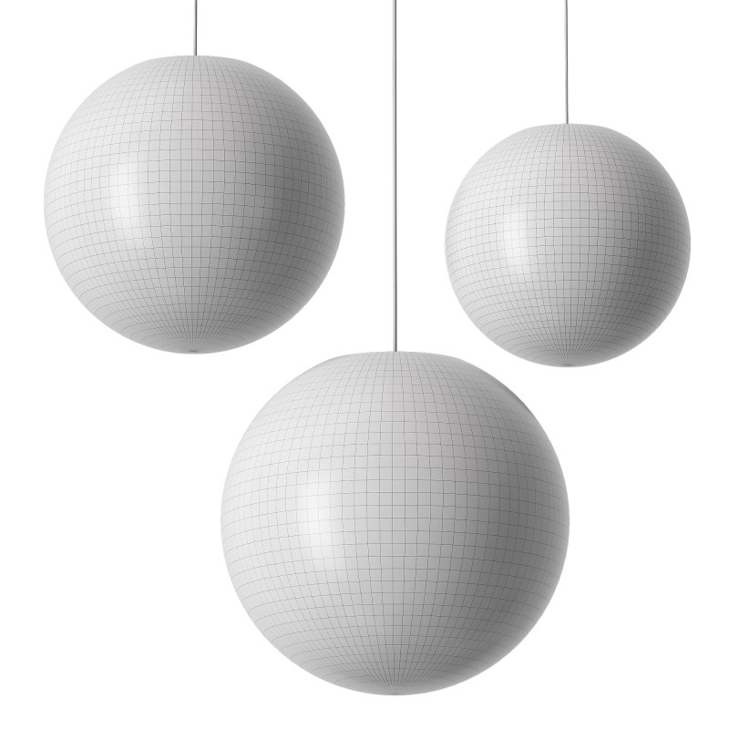 Scandinavian Glass Orb Pendant Light - Image 5