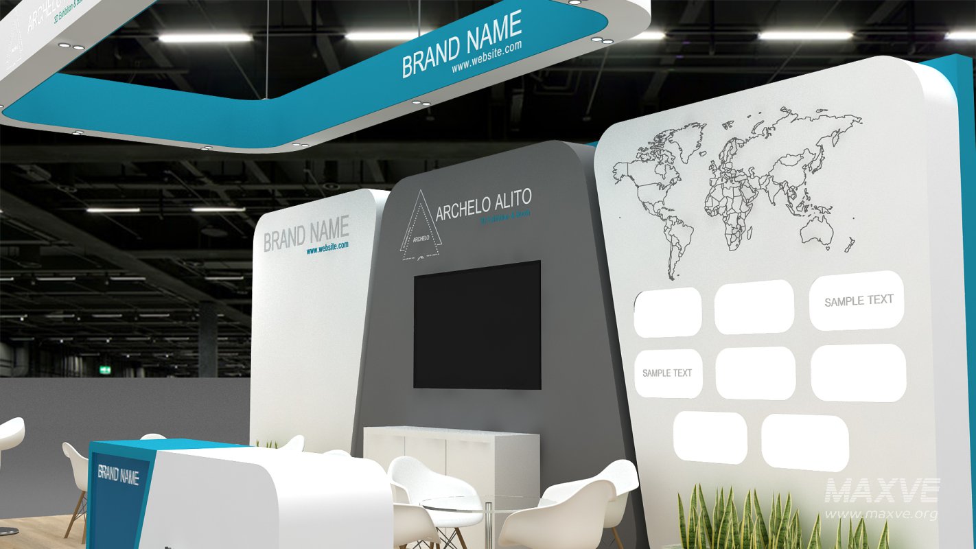 3d exhibition booth stand - Image 5