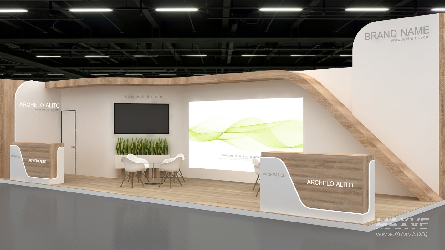 3d exhibition booth stand tradeshow - Image 2