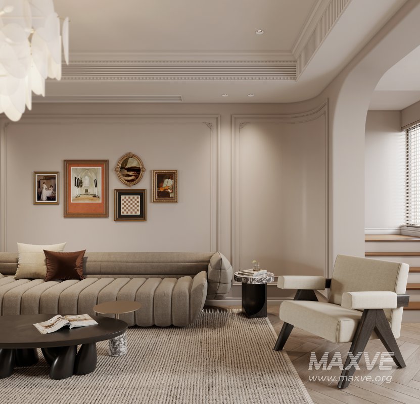 Luxurious living room and dining room - Image 6