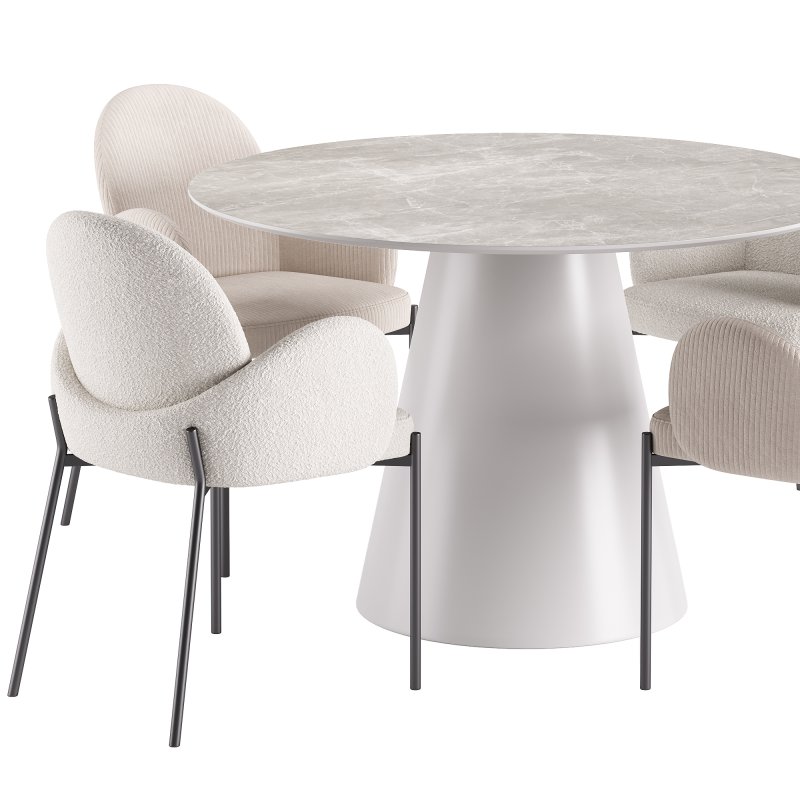 Macy Dining Chair and Lori Table - Image 4