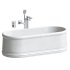 Grandeur Pietra Grey Marble Freestanding Bath 1780mm - Thumbnail 1