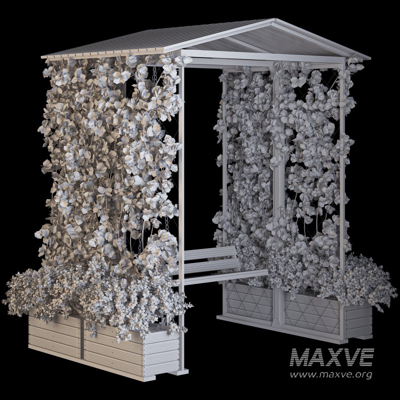 Ivy Plants Garden and Gazebo Swing 02 - Image 5