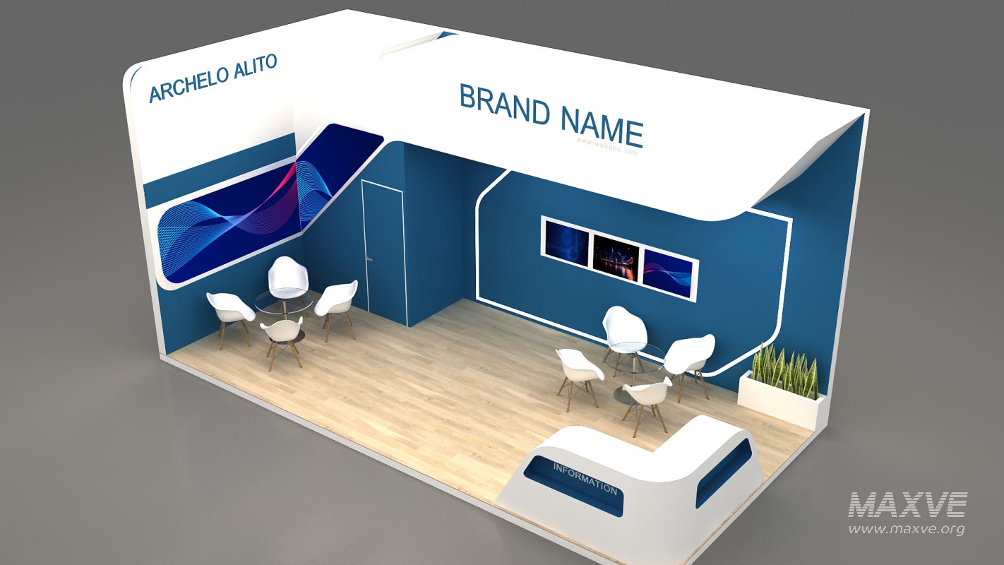 3d exhibition booth stand tradeshow - Image 6