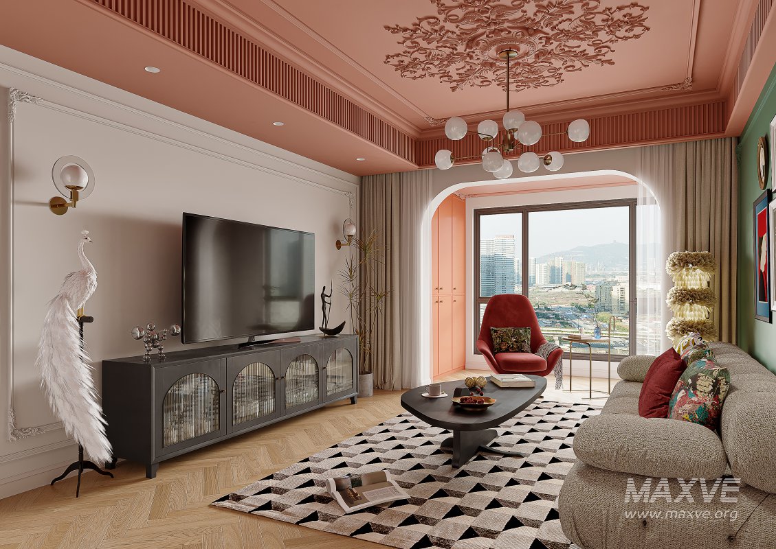 Luxurious living room and dining room - Image 2