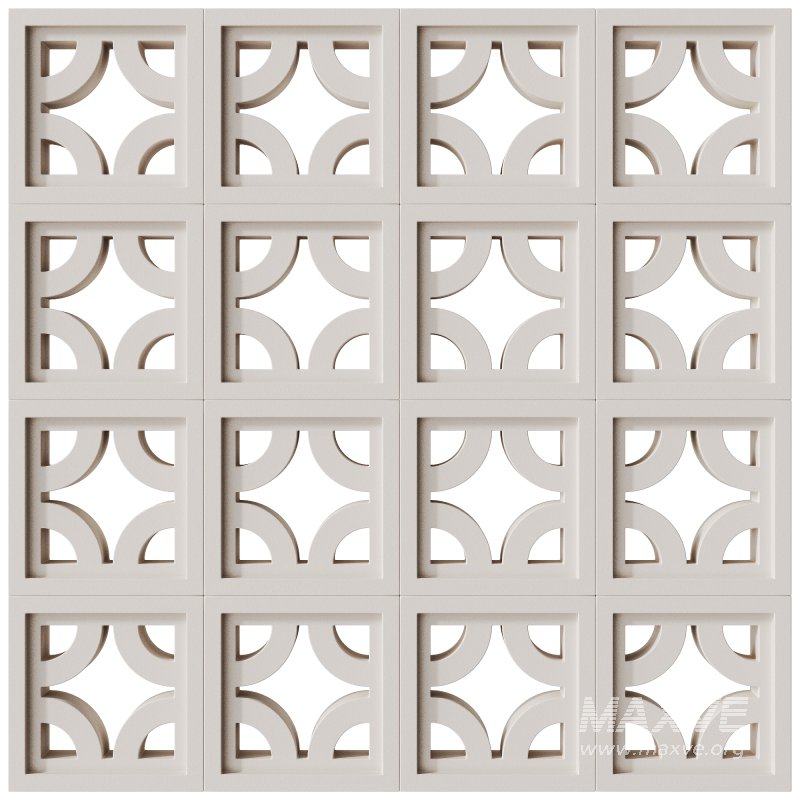 Modular Wall 18 Roundabout White by Tesselle - Image 1