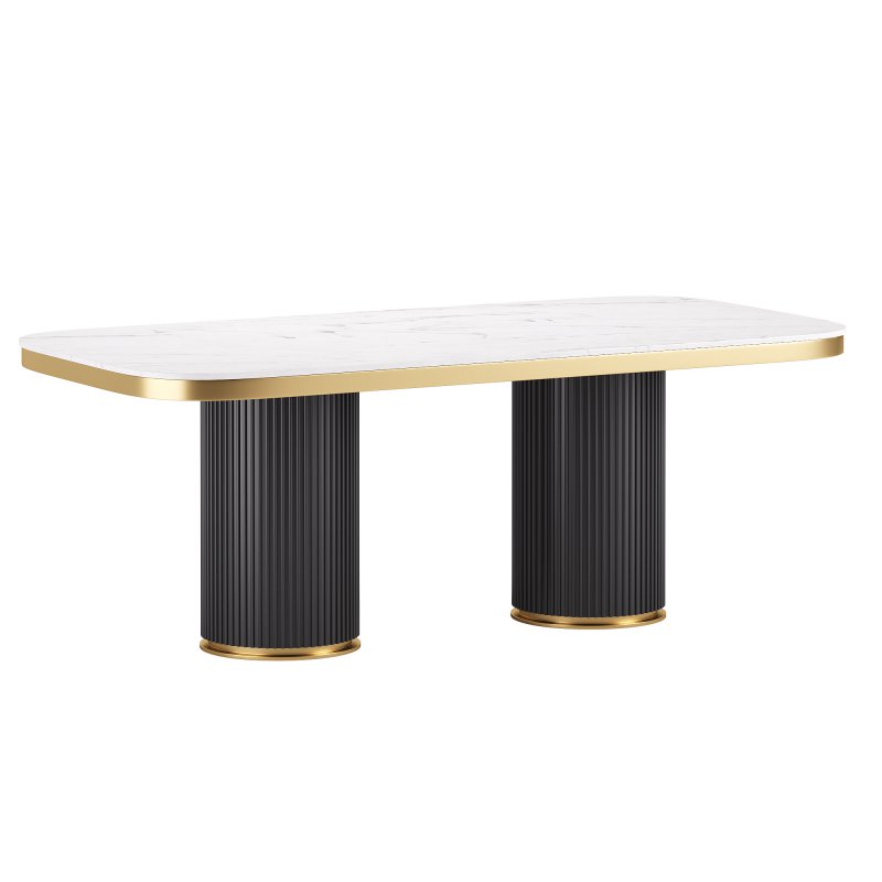 Adrianna Dining Chair and Archie Dining Table - Image 1