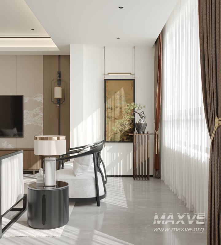 Chinese Living Room Dining Room - Image 5