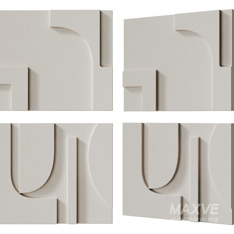 Decorative panel 3D ART RELIEF 01 - Image 1