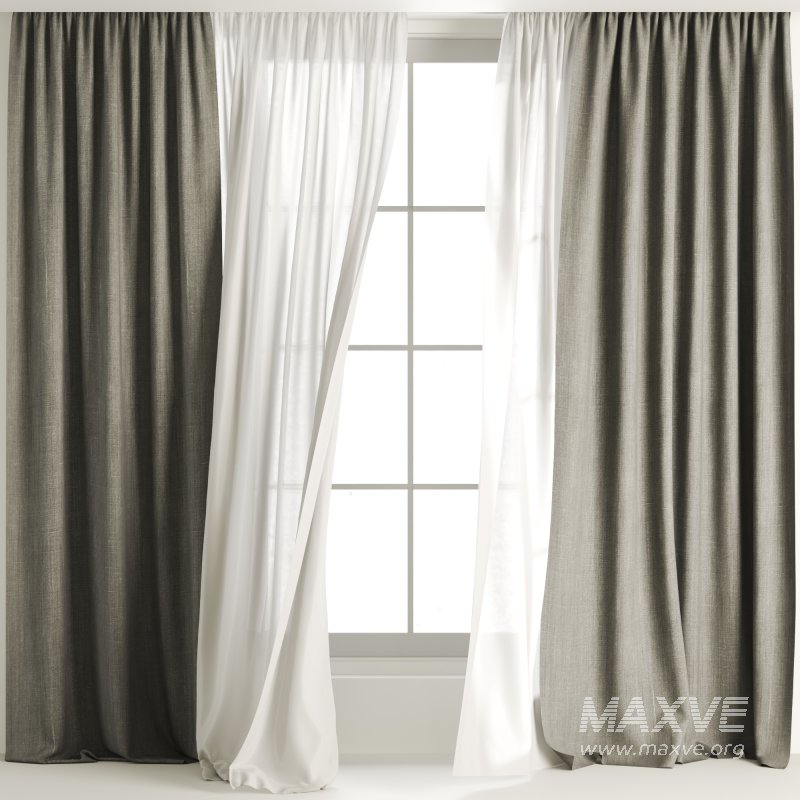 Silk and Cotton Curtain 031 - Image 1