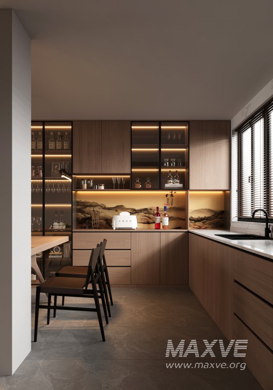 Japanese Living Room Dining Room - Image 6