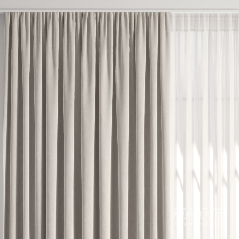 Silk and Cotton Curtain 08 - Image 3