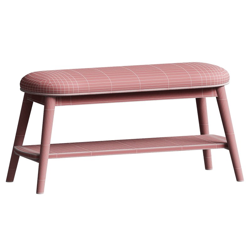 Poppy Boucle Bench - Image 2