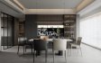 Modern living room and dining room interior scene - Thumbnail 5